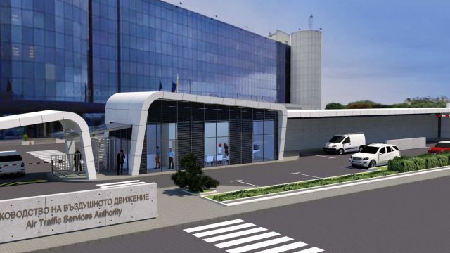 Вход на Ръководство на въздушното движение, София, 2020